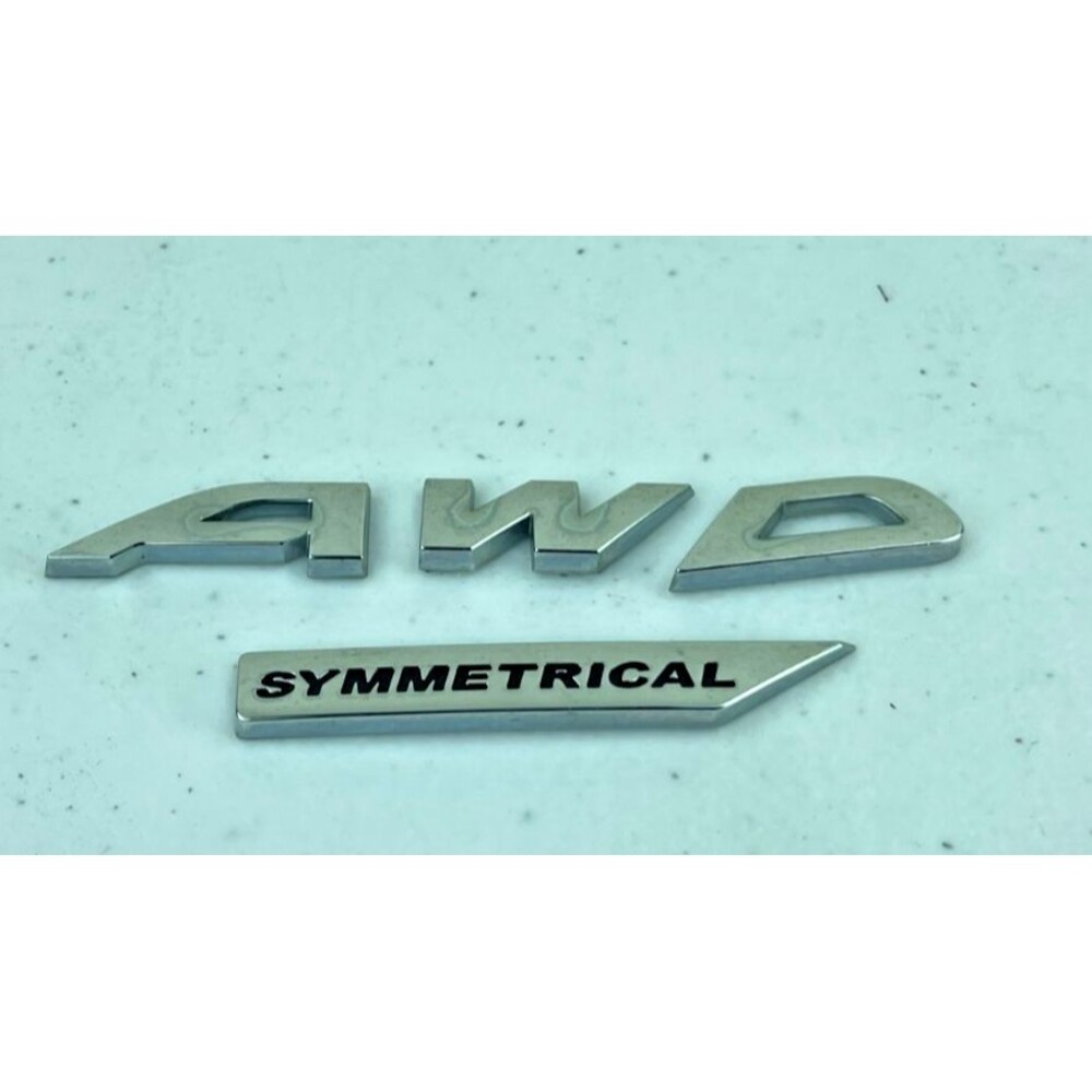 2009-2013 Subaru Forester SYMMETRICAL AWD Rear Trunk Emblem Badge Logo OEM